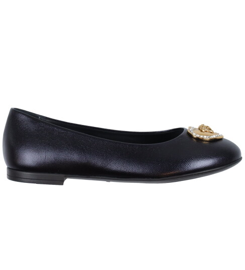 Versace Ballerina Svart m. Hjerte 32 Ballerinasko Versace Ballerina Svart m. Hjerte 32 Ballerinasko