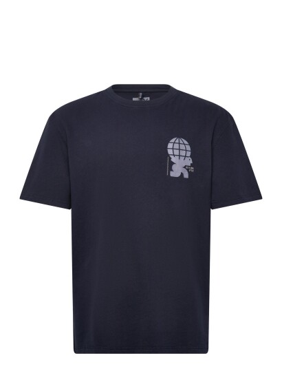 Fat Moose Blaze T Shirt Navy S Fat Moose Blaze T Shirt Navy S