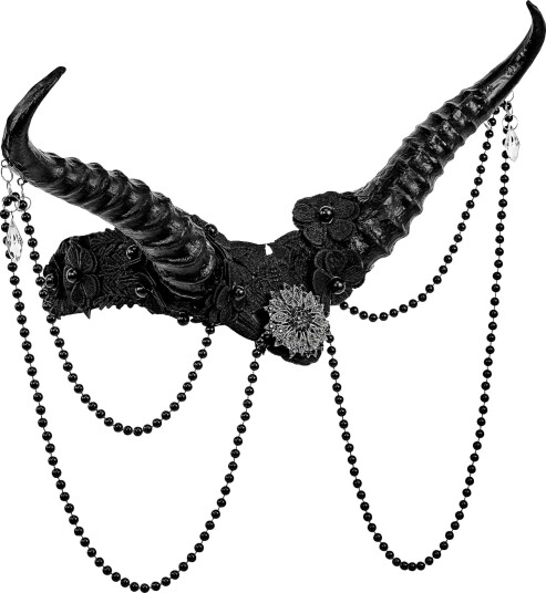 Widmann Horn med strass svart 03015