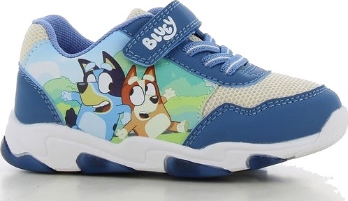 Bluey Blinkende Sneakers, Blue/Off White, 27
