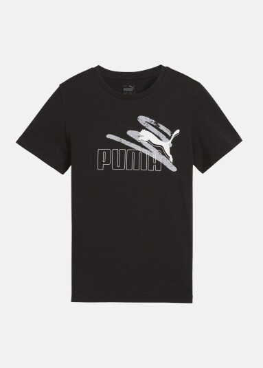 Puma Ess+ Logo Lab Summer Tee B Puma Black 164 T-Shirts