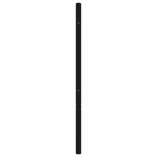 vidaXL Sengegavl i metall svart 107 cm