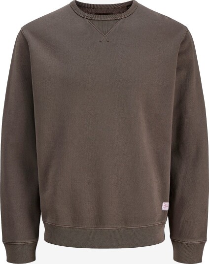 Jack & Jones Junior   Collegegenser Jprblucaleb Sweat Crew Neck Jnr   Natur