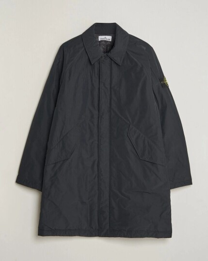 Stone Island Micro Reps Padded Coat Black