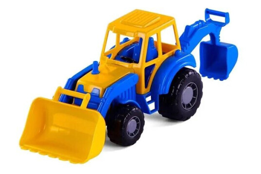 Cavallino Toys Cavallino Tractor with Front Loader Blue