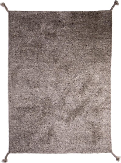 Woodnotes Uni Håndknyttet Ullteppe 140 x 200 cm Grå