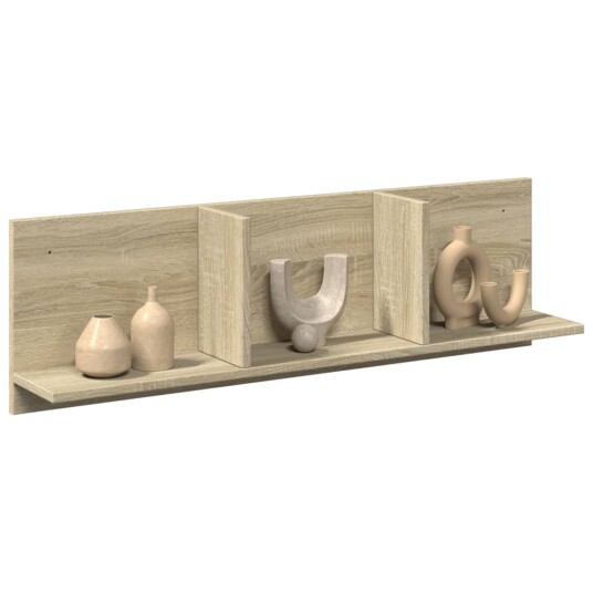 Veggskap 100x16,5x30 cm sonoma eik konstruert tre Veggskap 100x16,5x30 cm sonoma eik konstruert tre