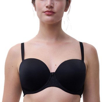 Chantelle BH Comfort Chic Bandeau T-shirt Bra Svart F 70 Dame