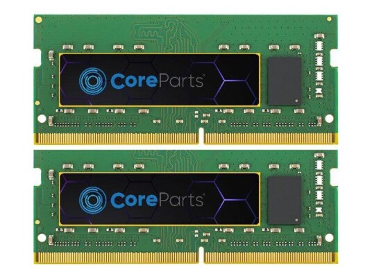 CoreParts DDR4 - sett - 8 GB: 2 x 4 GB - SO DIMM 260-pin - 2400 MHz / PC4-19200 - ikke-bufret CoreParts DDR4 - sett - 8 GB: 2 x 4 GB - SO DIMM 260-pin - 2400 MHz / PC4-19200 - ikke-bufret