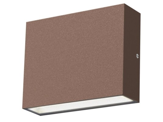 Llitt Per Ii Vegglampe Led Ip54 3000K 6W 430Lm Corten