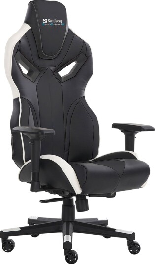 Sandberg Voodoo Gamingstol Svart Hvit
