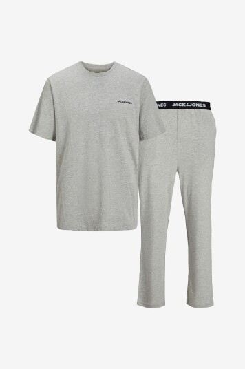 Jack & Jones Junior Sett jacEverest SS Tee And Pants W J Grå