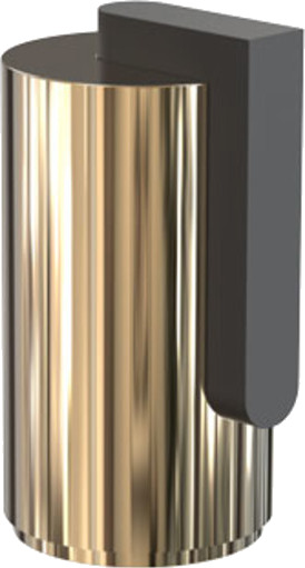 Frost NOVA2 dørstopper 1 55 mm polert gull