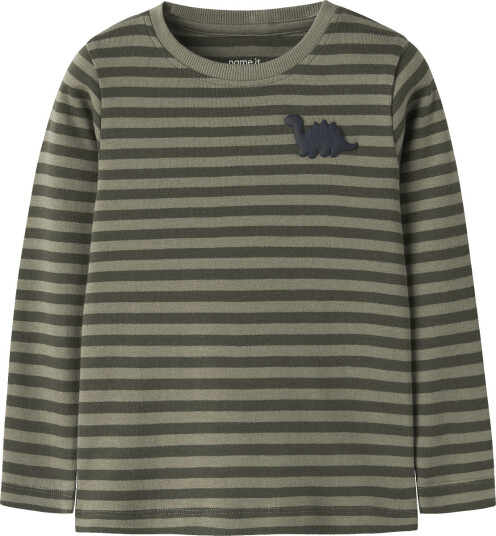 Name It Nmmvilly Ls Slim Top Noos Khaki green 110