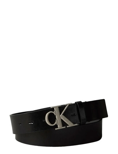 Calvin Klein Ck Buckle Tumbled 35Mm Black 100 Calvin Klein Ck Buckle Tumbled 35Mm Black 100