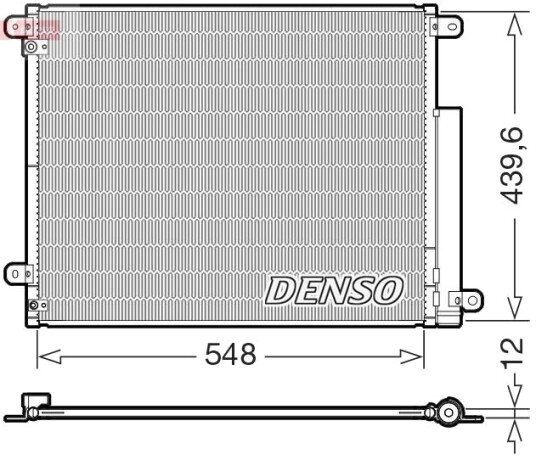 DENSO DCN40039 Kondensator, klimaanlegg DENSO DCN40039 Kondensator, klimaanlegg