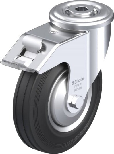 Blickle 650549 Ler-Ve 125R-Fi-Fa Styrehjul Med Brems Hjuldiameter 125 Mm Bæreevne (Maks.) 100 Kg 1 Stk