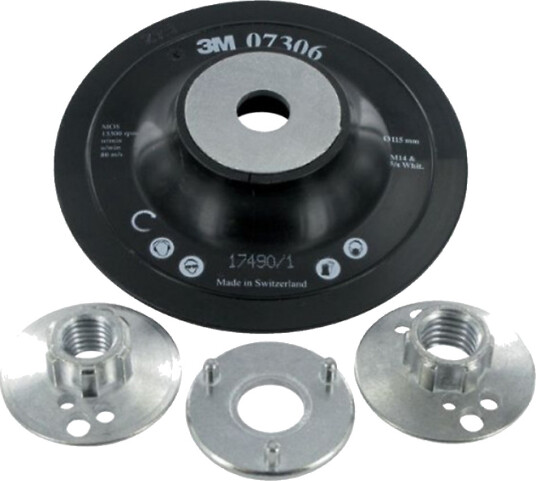 Gummibakplate M14 ø115mm