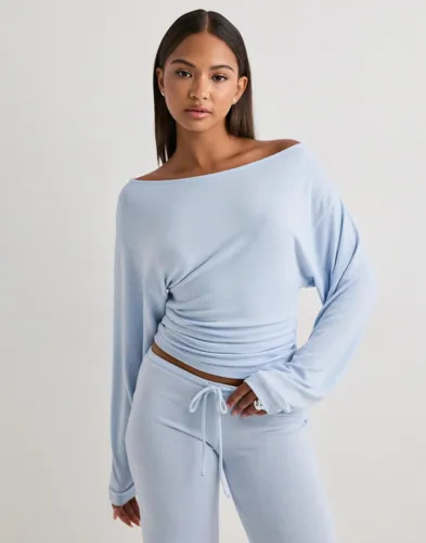 Nelly Blå My Chill Boatneck Sweat