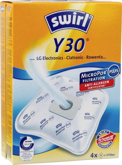 Swirl Y30 Støvsugerposer MicroPor 4 poser + 1 filter Swirl Y30 Støvsugerposer MicroPor 4 poser + 1 filter