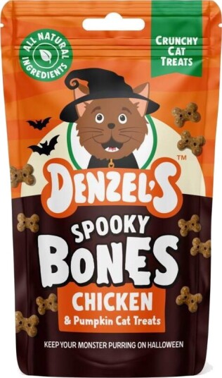Denzel's Halloween Crunchy Cat Treats 50g
