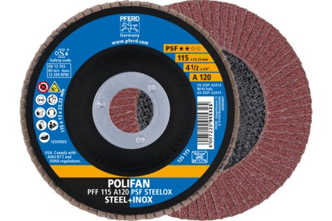 Pferd Lamellskive 67649115 Rustfritt Stål 115x22.23mm