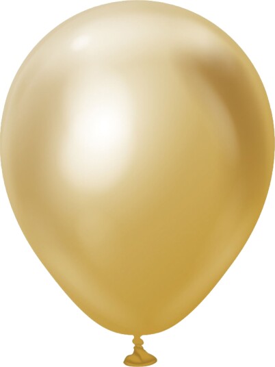 Ballongkungen Ballonger Professional Mini Gold Chrome 25-pakning 1055001-25