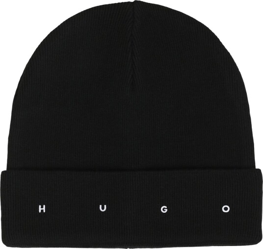 HUGO Lue Strikk Svart HUGO 54 cm Lue