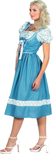 Wilbers & Wilbers Oktoberfest Kjole Blå Kostyme 46 320463-H-046