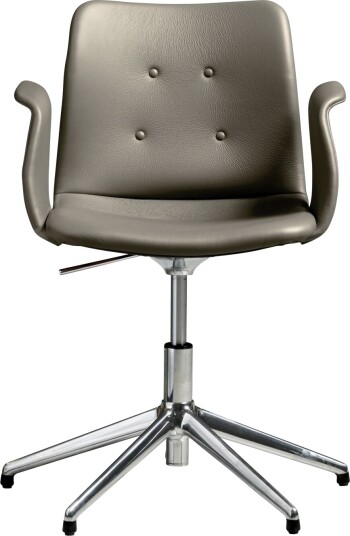 Sibast Furniture Bent Hansen Primum 5 stjerners Svingstol med Sving i Polert stål/Zenso 3 214