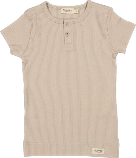 MarMar T skjorte Rib Modal Stone Wall MarMar 1 år 80 T skjorte Beige