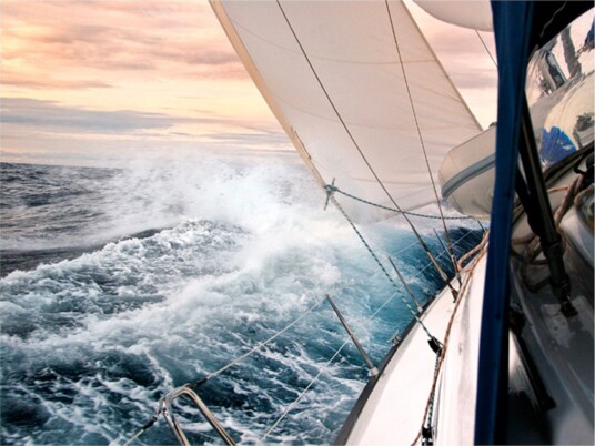 Fototapet Sailing 200x154 - Artgeist sp. z o. o.