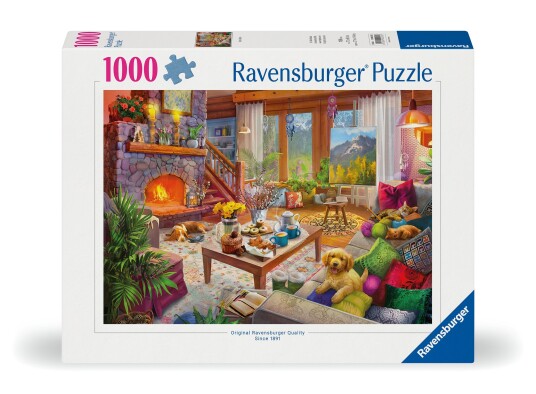 Ravensburger - Puzzle Cozy Cabin 1000p 12000293 Ravensburger - Puzzle Cozy Cabin 1000p 12000293