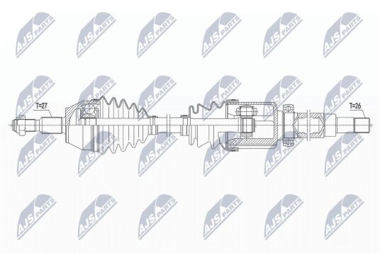 Nty Drivaksel NTY NPW FR 149 Nty Drivaksel NTY NPW FR 149