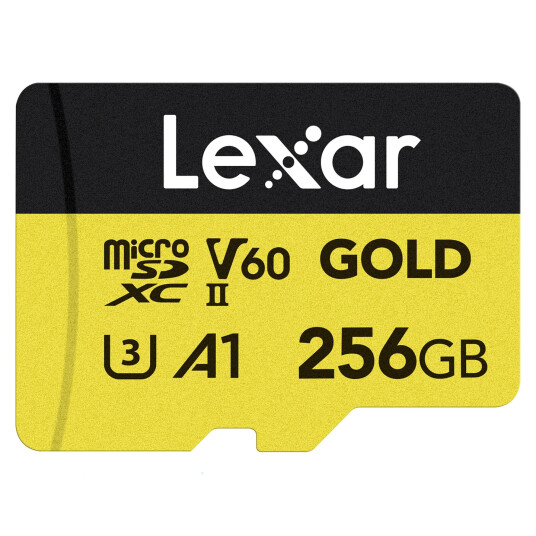 Lexar Gold microSDXC UHS-II 256 GB UHS-II/C10/A1/U3 R280/W100 (60) Lexar Gold microSDXC UHS-II 256 GB UHS-II/C10/A1/U3 R280/W100 (60)
