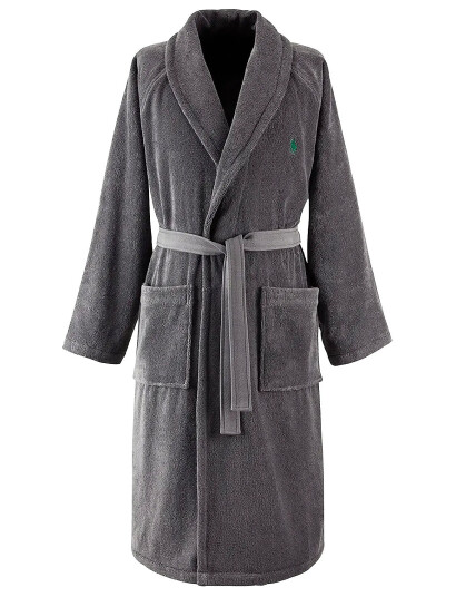 Ralph Lauren Home Poloplay Bath Robe Grey XL Ralph Lauren Home Poloplay Bath Robe Grey XL