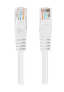 Lanberg - Koblingskabel - Rj-45 (Hann) Til Rj-45 (Hann) - 25 Cm - 5.4 Mm - U/Utp Uskjermet - Cat 6 - Uten Hindringer Med Støvel - Hvit (En Pakke 10)