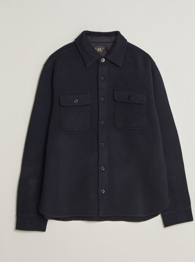 RRL CPO Cardigan Shirt Navy RRL CPO Cardigan Shirt Navy