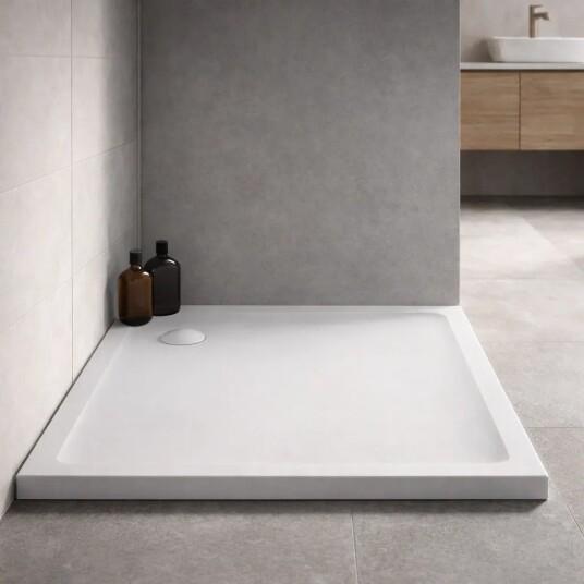 MILD Dusjkar – Lav Kvadratisk Utgave 80x80x4,5