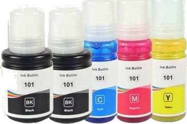 Peach Pi200-944, Kompatibel, Sort, Cyan, Fiolblå, Gult, Epson, No. 101, 7500 Sider, 6000 Sider