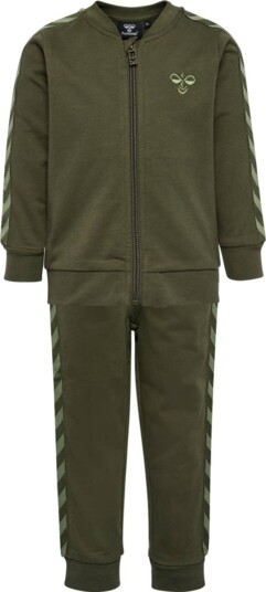 Hummel Bille Tracksuit Olive Night (80 / 1 år)