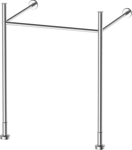 Duravit Vero Høyderegulerbart Metallstativ til Servant 60 cm Krom