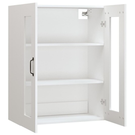 vidaXL Hengende veggskap hvit 69,5x34x90 cm
