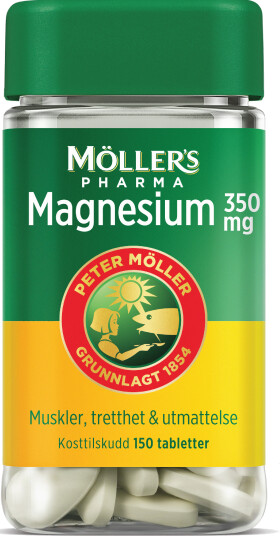 Möller's Pharma 350 mg magnesium tabletter, 150 stk.