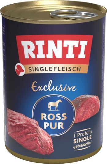 Rinti Våtfôr Sensible Rent Hestekjøtt 1 X 400 G Rinti Våtfôr Sensible Rent Hestekjøtt 1 X 400 G