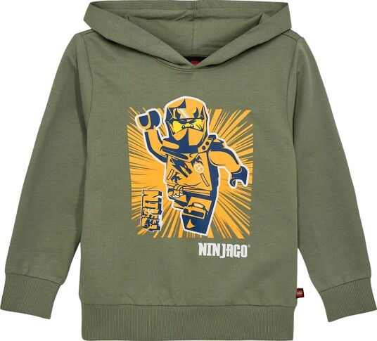 LEGO® Ninjago Hettegenser LWScout Light Green LEGO® Wear 4 år (104) Hettegenser Grønn