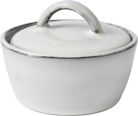 Broste Copenhagen Nordic Sand skål med lokk Ø8 cm