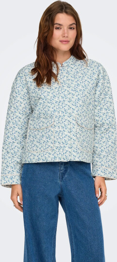 ONLY Onlhallie Quilted Jacket Otw Noos Blue L ONLY Onlhallie Quilted Jacket Otw Noos Blue L
