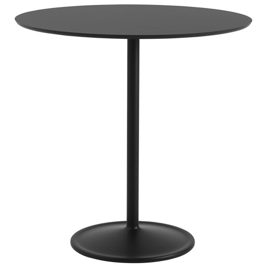 Muuto Soft Barbord Ø95x95 cm Nanolaminat Sort