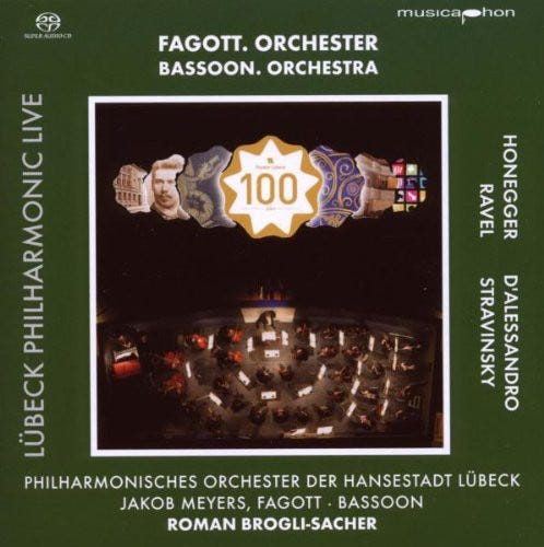 Honegger D'alessandro  Lubeck Philharmonic Live 3  CD